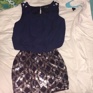 navy dress
